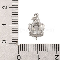 Покрытие стойки латунь микро паве прозрачный кубический цирконий колышек поручни KK-F876-25P