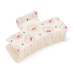 Pinzas para el cabello de plástico con estampado de garra&nbsp;PHAR-K007-03B