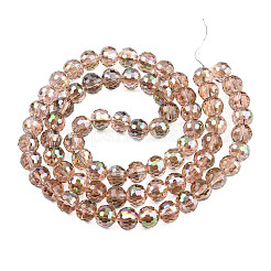 Гальванизируйте прозрачное стекло бисер нитей&nbsp;EGLA-N002-46-H03