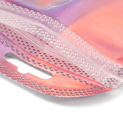 Пластиковая блестящая голографическая упаковка пакеты с застежкой-молнией инь-ян OPP-D003-04B