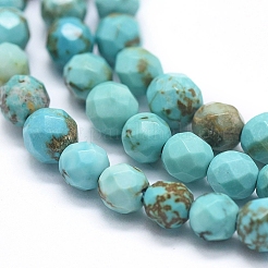 Fili di perline howlite naturale&nbsp;X-G-D0012-01A