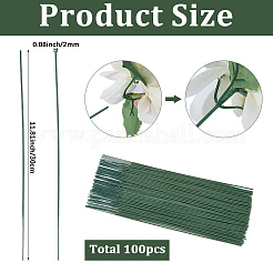 100шт железный стержень для цветка&nbsp;AJEW-SP0003-73A