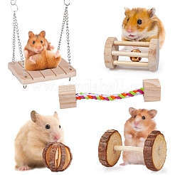 Jouets à mâcher pour hamster en bois naturel&nbsp;AJEW-WH0114-43