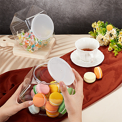 Шестиугольные пластиковые подарочные коробки для хранения CON-WH0095-52