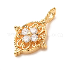Pendentifs en laiton avec strass&nbsp;RB-CBAFDDC-04G