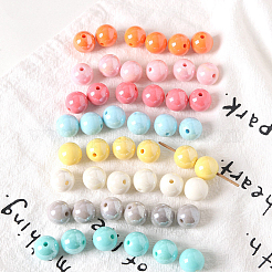 80 шт. Непрозрачные акриловые бусины&nbsp;TACR-SP0001-27