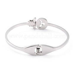Brazaletes de acero inoxidable 304&nbsp;BJEW-O184-24