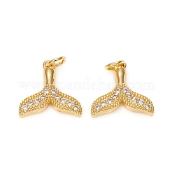 Латунные микро проложить кубического циркония подвески&nbsp;ZIRC-G167-01G