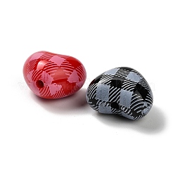 Непрозрачные акриловые бусины&nbsp;X-OACR-G049-02