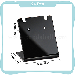 24 шт. органическое стекло наклонные подставки для сережек EDIS-PH0001-80