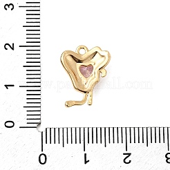 Латунные микро проложить кубического циркония подвески KK-F916-19G