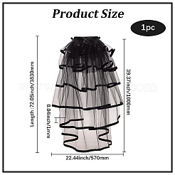 Gonna in pizzo di poliestere&nbsp;AJEW-WH20054-384A