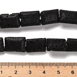 Бусы из натуральной лавы G-G175-J15-01