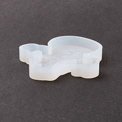 Thème de noël bricolage pendentif bonhomme de neige moules en silicone&nbsp;DIY-K054-09