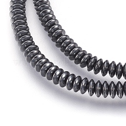 Немагнитные синтетический гематит бисер пряди G-I208-03-A-4x1mm