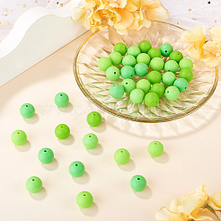40 perles focales rondes en silicone de 4 couleurs&nbsp;SIL-TAD0001-02C