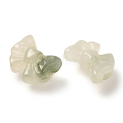 Perles sculptées en jade naturel&nbsp;G-P550-21