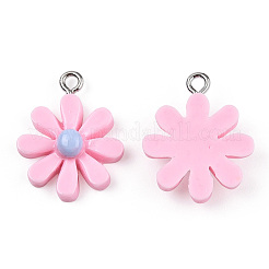 Подвески из непрозрачной смолы&nbsp;RESI-WH0037-01D