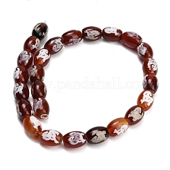 Cuentas de ágata natural hebras&nbsp;GG-CBA4812-A03-10x14MM
