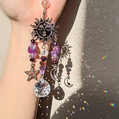 Металлические украшения солнце луна звезда подвесные PW-WGC079C-01