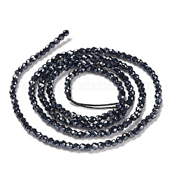 Стеклянные бусины с гальваническим покрытием &nbsp;GLAA-H021-01A-FP02