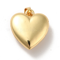 Подвески в виде медальонов из латуни с микропаве из прозрачного кубического циркония KK-M227-07G