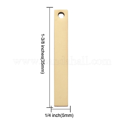 Pendentifs gravés sur quatre côtés en acier inoxydable 304&nbsp;LS-STAS-I140-30A-G