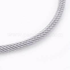 Création de bracelet en cordon de coton tressé&nbsp;MAK-L018-03A-07-P