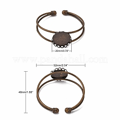 Création de bangle en laiton&nbsp;MAK-WH0006-02AB