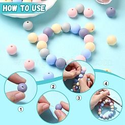 Силиконовые бусины&nbsp;SIL-YW0001-40A