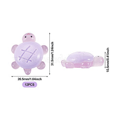 12 шт. светящиеся смоляные кабошоны&nbsp;RESI-TA0004-55D