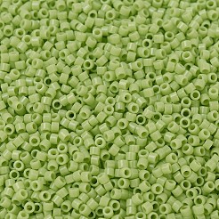 MIYUKIデリカビーズ小  シリンダー  日本製シードビーズ  15/0  （dbs0733)不透明なchartreuse  1.1x1.3mm  穴：0.7mm  約35000個/袋  100 G /袋&nbsp;SEED-J020-DBS0733