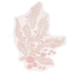 1 шт. полиэстер с вышитыми стеклянными украшениями&nbsp;DIY-PH0031-82B