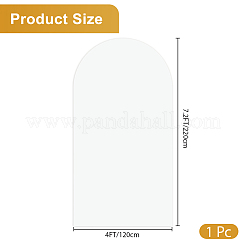 1 шт. полиэстеровая ткань для покрытия свадебной арки&nbsp;DIY-CN0003-60B