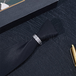 Зажимы для галстука из цинкового сплава с прозрачным кубическим цирконием&nbsp;AJEW-WH20096-01