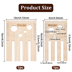 1 комплект деревянных ткацких станков DIY-BC0006-71