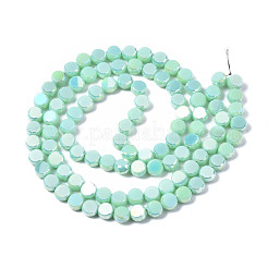 Стеклянные бусины с гальваническим покрытием  EGLA-Q125-002-A03