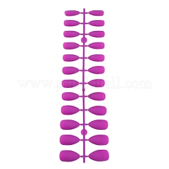 Однотонные матовые пластиковые накладные ногти с полным покрытием накладные ногти MRMJ-T031-15-M