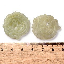 Pendentifs sculptés en jade naturel Xiuyan&nbsp;G-M195-04C