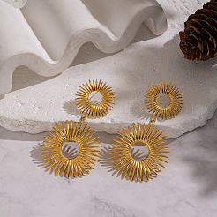 Винтажные серьги-гвоздики из нержавеющей стали 304&nbsp;BH9414