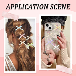 300 шт. 10-х цветный полиэстеровый бант для украшения&nbsp;DIY-SP0004-88