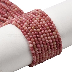 Природные родонит бисер нитей G-G0005-B01
