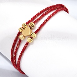 Poliéster multi-hilo pulseras&nbsp;FB-CBA983F-02G-06