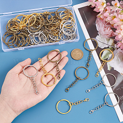 15 шт. 3 цвета железные брелоки для ключей KEYC-PH01509