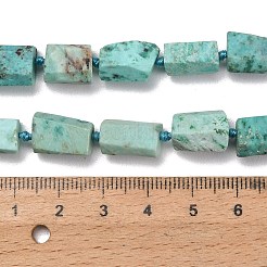 Natürliche peruanische türkisfarbene (Jaspis) Perlenstränge&nbsp;G-NH0072-E04-02
