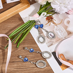 12 шт. овальные медальоны из сплава PALLOY-MA00005