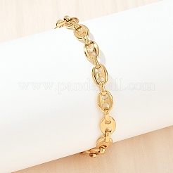 Браслеты-цепочки из нержавеющей стали 304 для женщин&nbsp;BJEW-Z143-25G