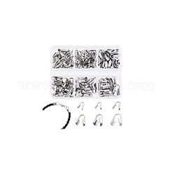 195 шт. 6 стиля наконечников для шнура из нержавеющей стали 304 FIND-GA0004-07