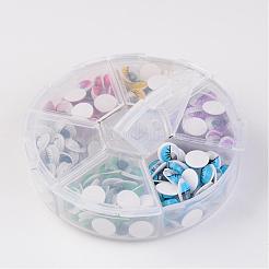 Wiggle plastique yeux écarquillés cabochons artisanat scrapbooking bricolage accessoires de jouets&nbsp;KY-X0004-8mm