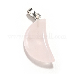 Природного розового кварца подвески&nbsp;G-Z022-05E